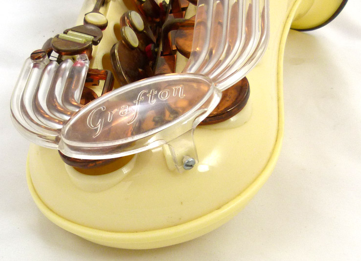 Grafton alto saxophone - close up of bottom of sax